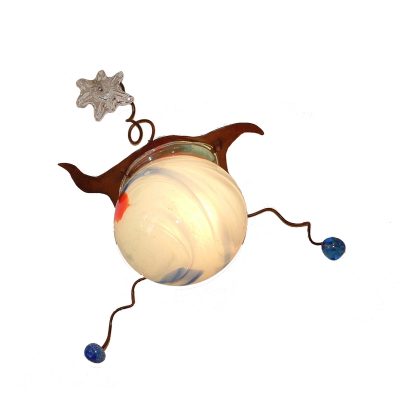 Lámpara de techo. Bola con bolitas satélites