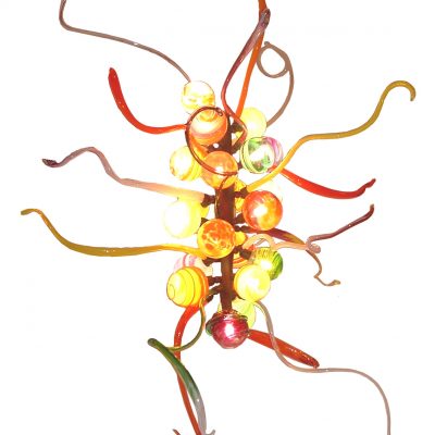 Lámparas de pared. Vidrio soplado