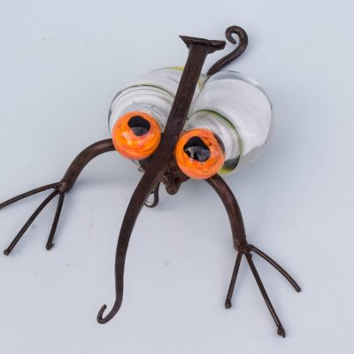 Gorgojo Gorgojo. Hierro y vidrio soplado.